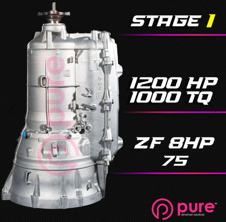 Pure Drivetrain Solutions ZF 8HP75 Stage 1 Transmission Rebuild