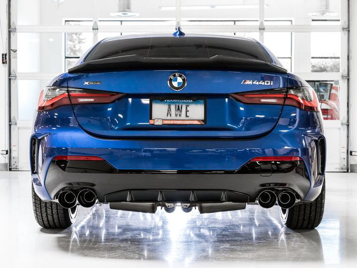 AWE Tuning cat-back exhaust for BMW M340i M440i G2X B58