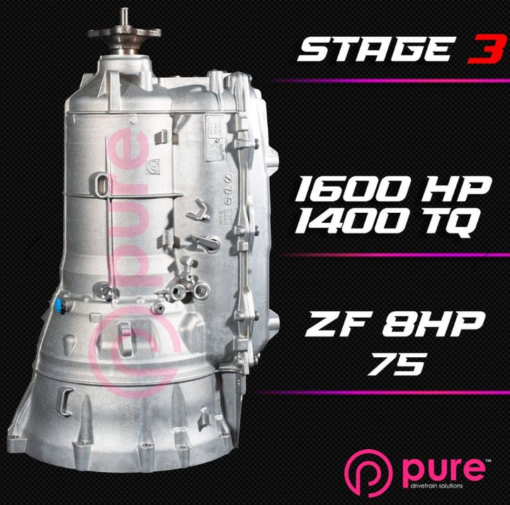 Pure Drivetrain Solutions ZF 8HP75 Stage 3 Transmission Rebuild