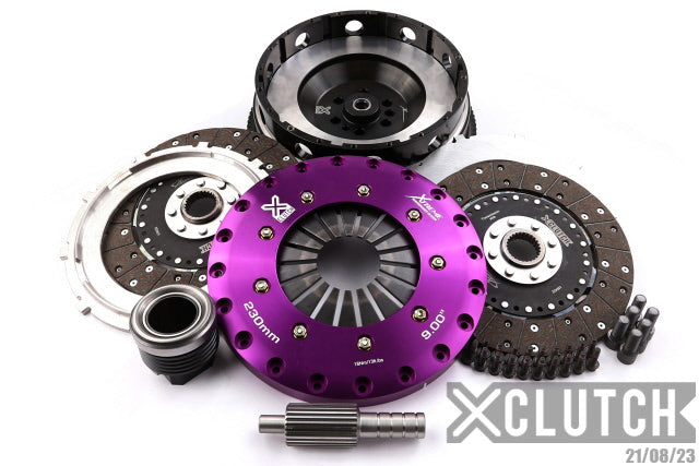 XClutch Stage 4 9 inch twin disc rigid organic clutch kit XKBM23560-2G for BMW M3 F80 S55