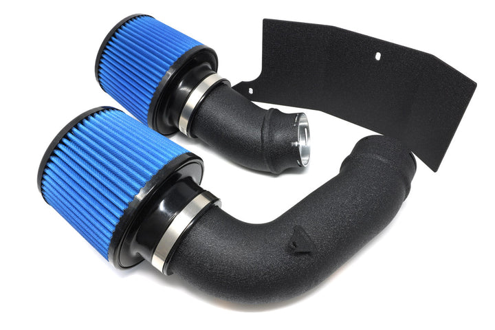 BMS Elite S58 intake for BMW X3 M and X4 M with blue oiled filters