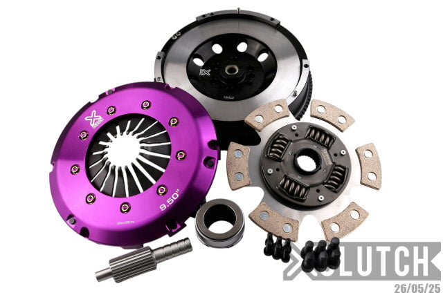 XClutch Stage 2R ceramic race clutch kit with chromoly flywheel XKBM24566-1R for BMW 1M 135i 335i