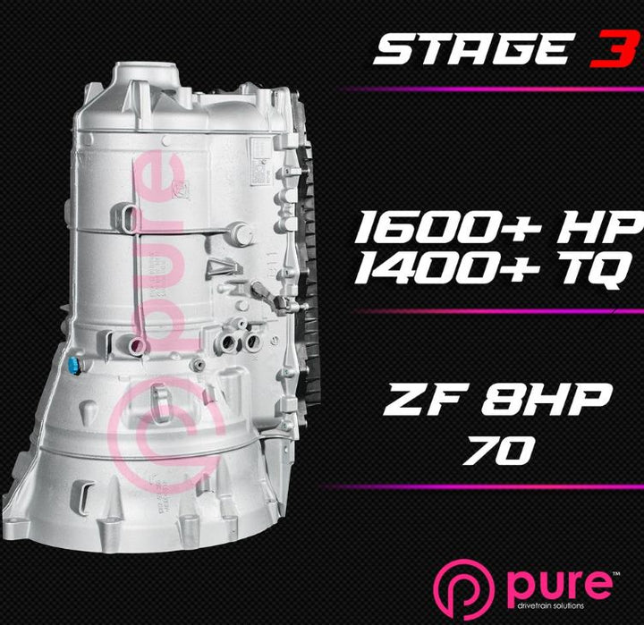 Pure Drivetrain Solutions ZF 8HP76 Stage 3 Transmission Rebuild