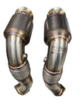 Active Autowerke S63 Catted Downpipes V8 BMW x5 M and X6 M X5 X6 550i 650i