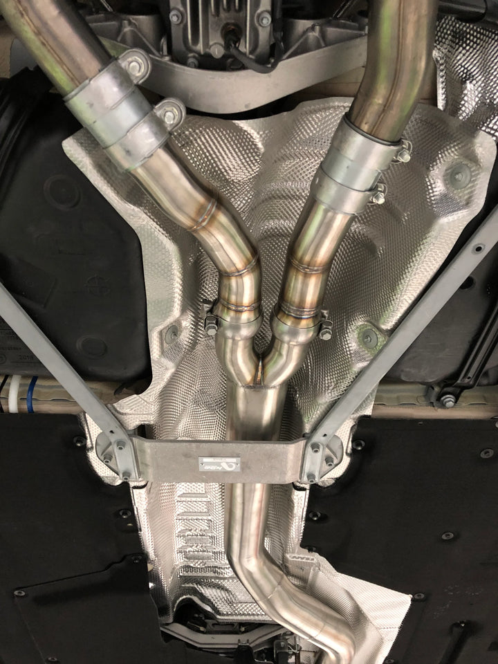 Active Autowerke Mid-Pipe w/ F-Brace for BMW M2 Competition (F87, S55)
