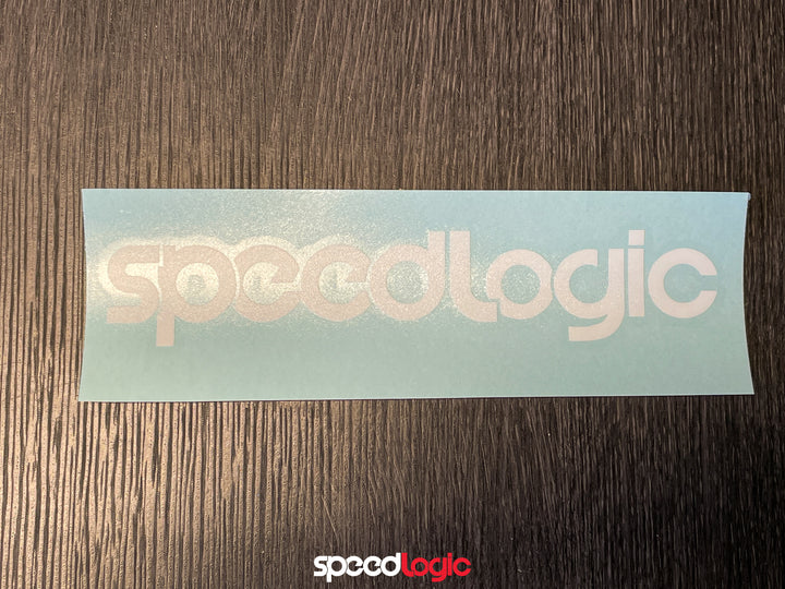 Speed Logic white sticker