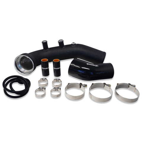 SPEED LOGIC Chargepipe Upgrade Kit w/ Stock Diverter Valve (DV) for BMW N54 Engine 135i 1M 335i 335is 335xi E82 E88 E90 E91 E92 E93