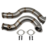SPEED LOGIC BMW N54 Engine 3" Stainless Steel Cast Catless Race Downpipes (2007-2013 BMW 135i, 1M, 335i, 335is) E82/E88/E90/E91/E92/E93