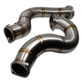 SPEED LOGIC BMW N54 Engine 3" Stainless Steel Cast Catless Race Downpipes (2007-2013 BMW 135i, 1M, 335i, 335is) E82/E88/E90/E91/E92/E93