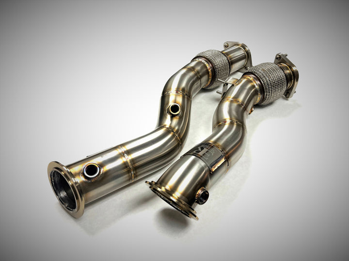 Evolution Racewerks Competition Catless Downpipes for BMW X3M / X4M (F97 / F98, S58)