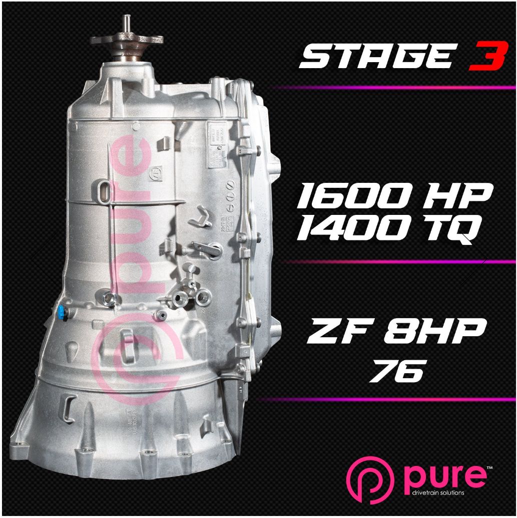 Pure Drivetrain ZF 8HP76 Stage 3 Transmission Rebuild for BMW M3 / M4 (G80/G82)