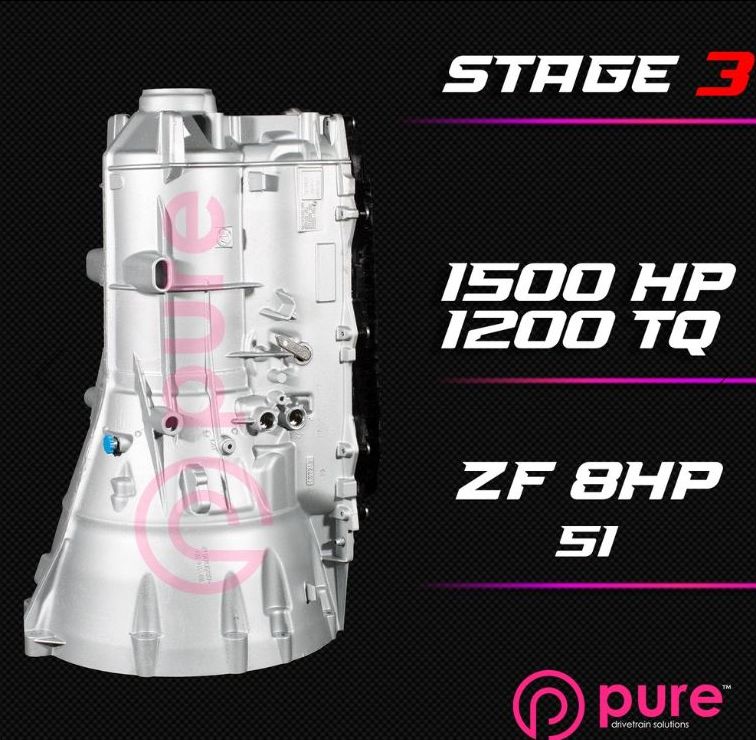 Pure Drivetrain ZF 8HP51 Stage 3 Transmission Rebuild for Toyota Supra (A90/A91)
