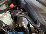 BMS oil catch can mounted in GR Supra engine bay