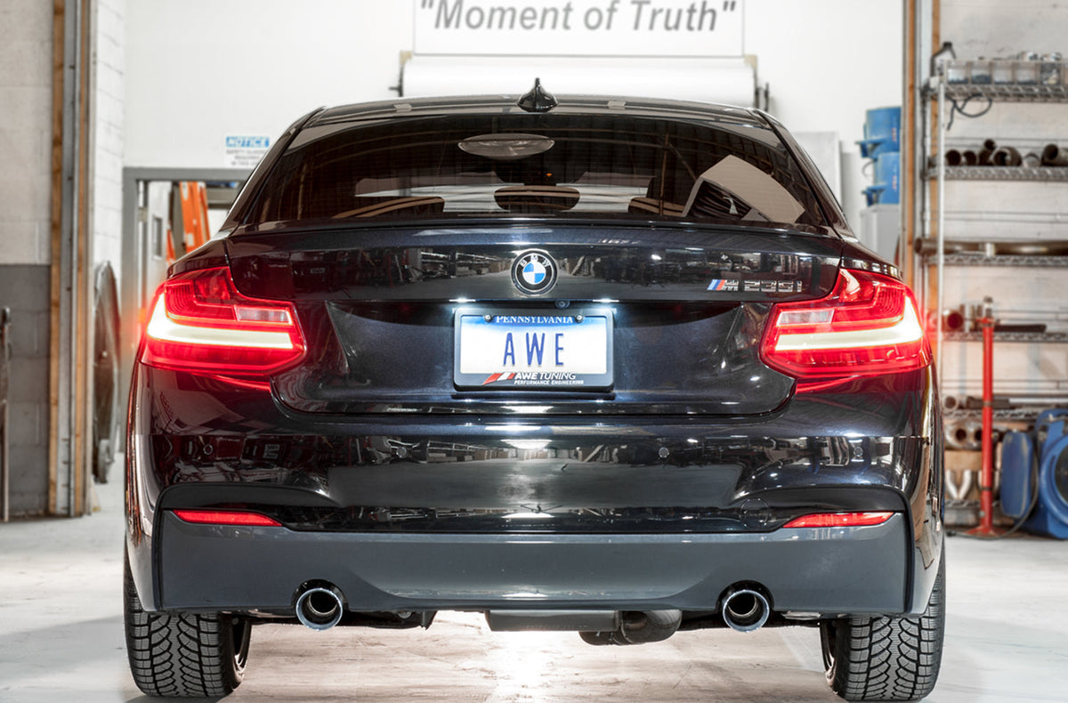 AWE Tuning performance mid pipe for BMW M240i M235i F22