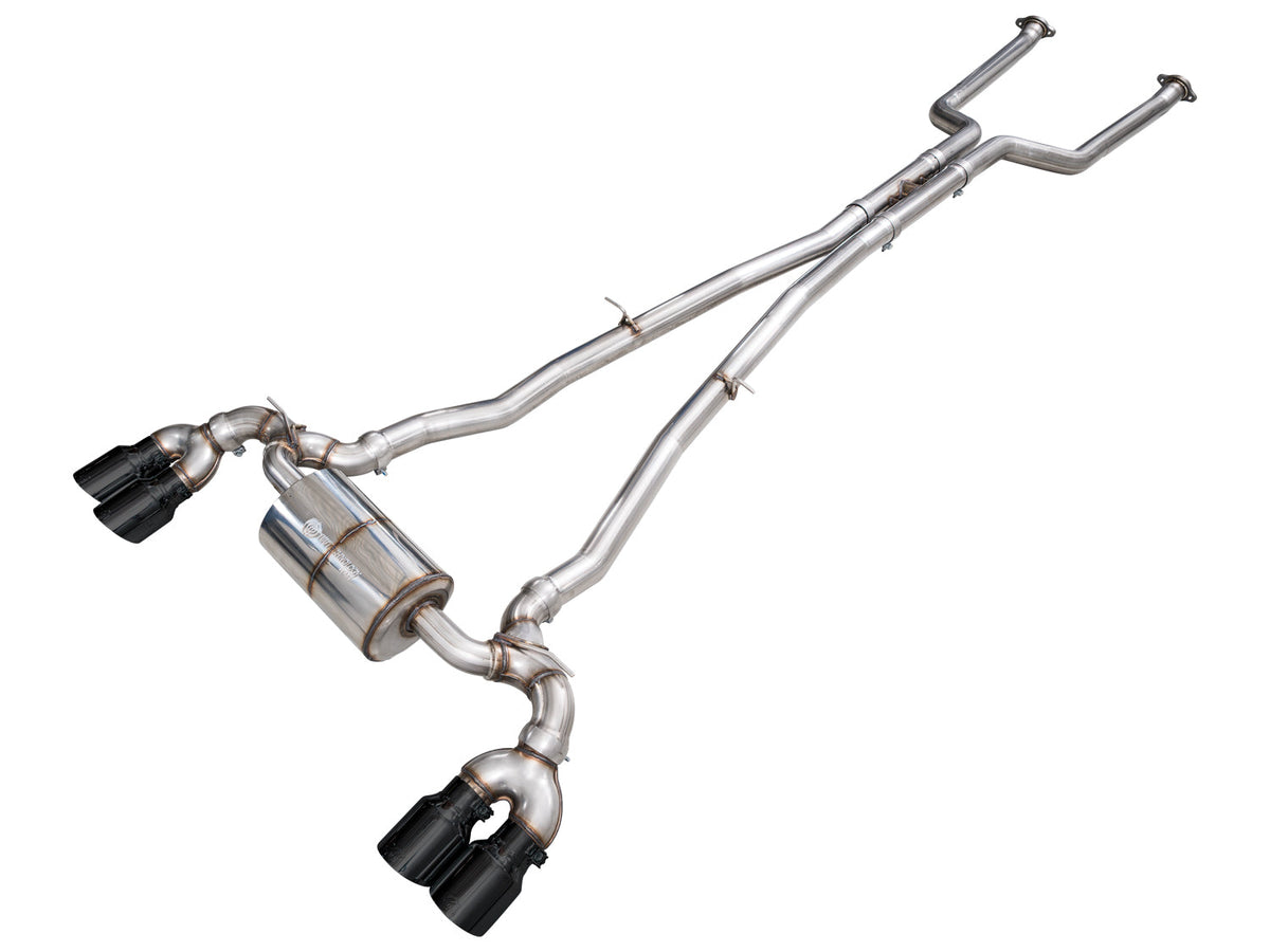 AWE Touring Edition exhaust Diamond Black tips