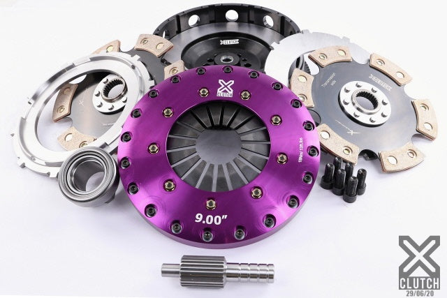 XClutch Stage 5 9 inch twin disc rigid ceramic clutch kit XKBM23596-2E for BMW 1M 135i 335i
