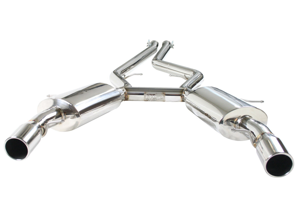 aFe Dual Tube Cat-Back Exhaust – BMW 335i (E90 / E92) - 49-36301