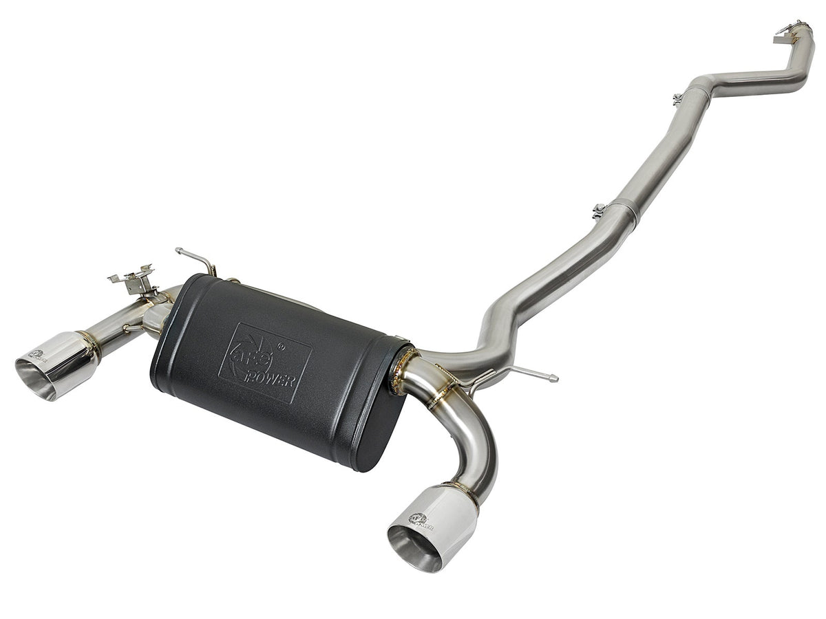 aFe Stainless Steel Cat-Back Exhaust – BMW 340i / 440i (F30 / F32, B58) - 49-36334-P