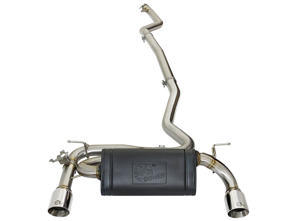 aFe Stainless Steel Cat-Back Exhaust – BMW 340i / 440i (F30 / F32, B58) - 49-36334-P