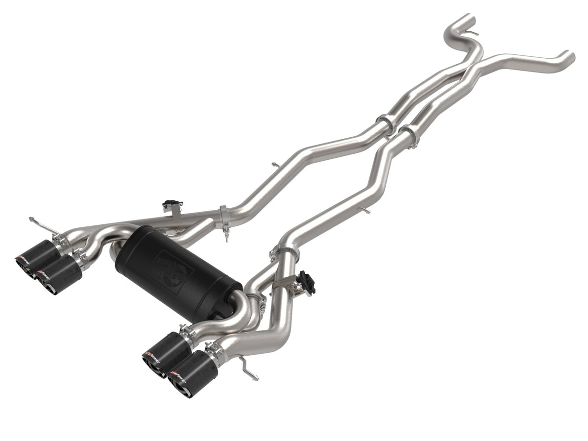 aFe MACH Force-Xp 3" to 2.5" Stainless Cat-Back Exhaust for BMW M3 / M4 (S58) (view 4)