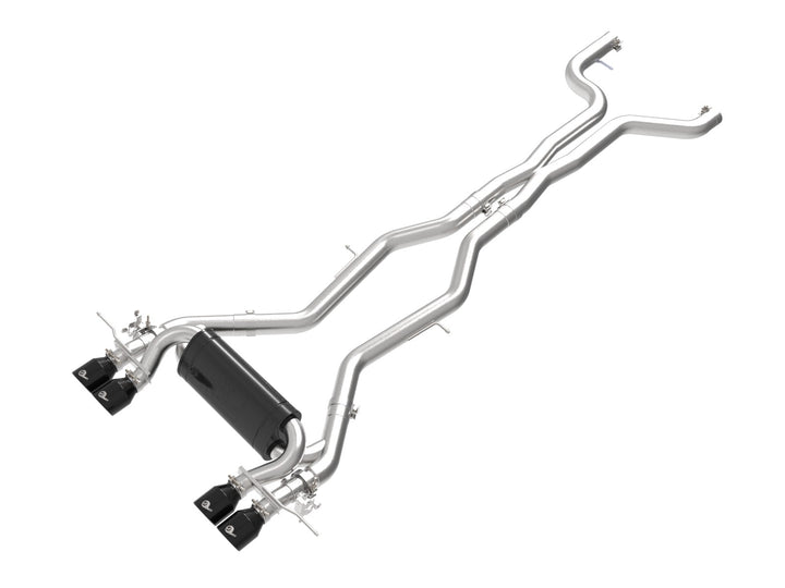 aFe MACH Force-Xp cat-back exhaust for BMW M2 G87 S58 black tip