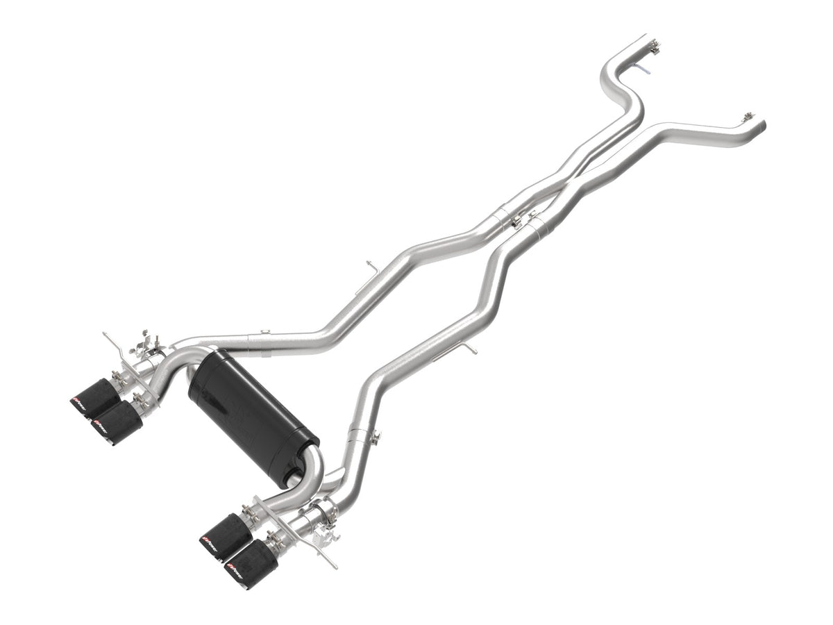 aFe MACH Force-Xp cat-back exhaust for BMW M2 G87 S58 carbon tip
