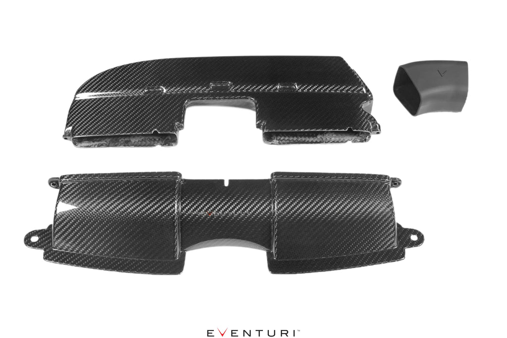 Eventuri E9x M3 carbon ducts installed