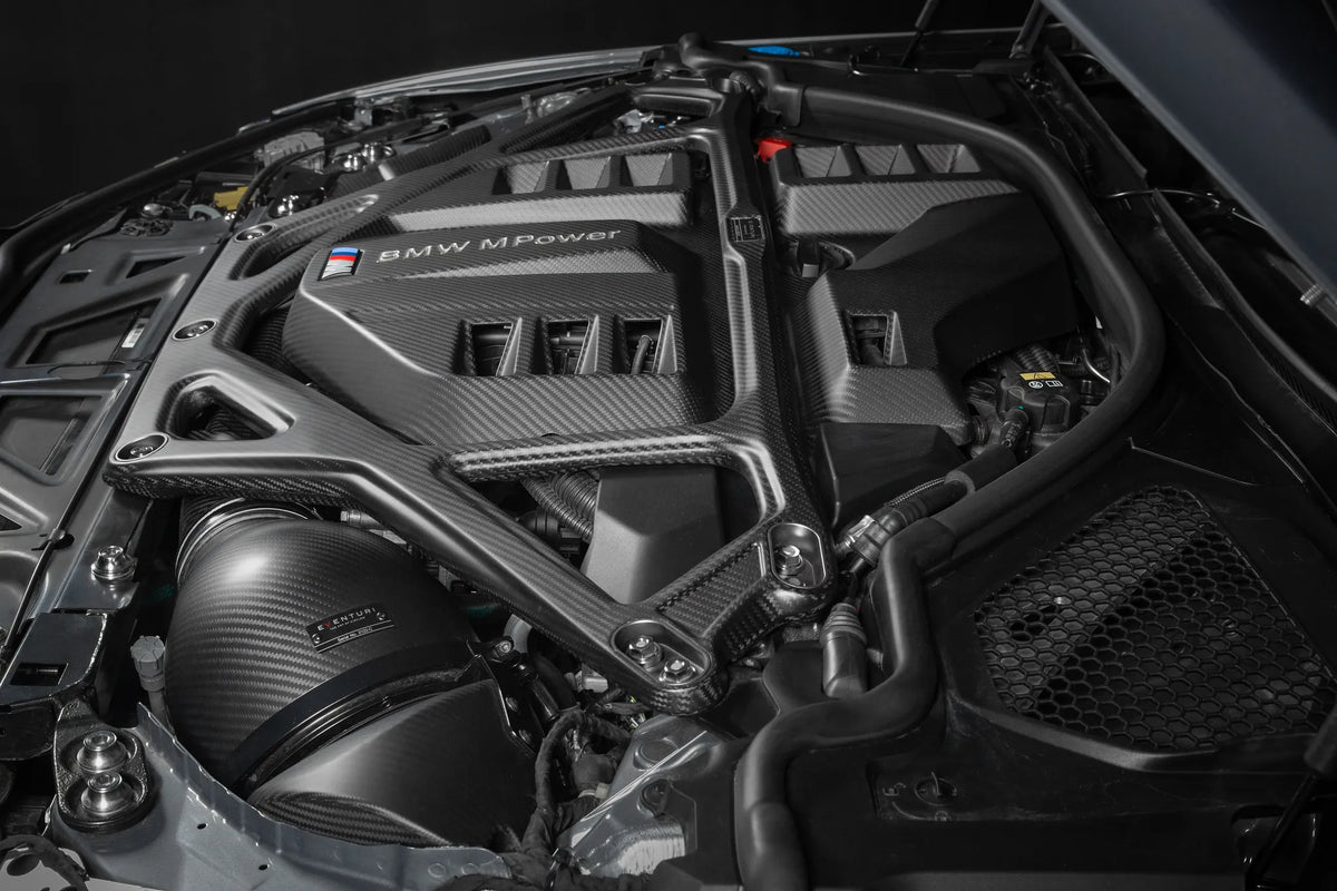 Eventuri G8X V2 carbon housing in engine bay