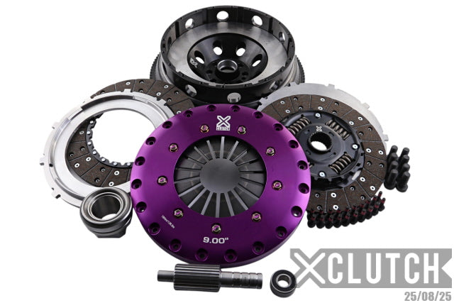 XClutch Stage 4 9 inch twin disc sprung organic clutch kit XKTY23560-2A for Toyota GR Supra A90 A91