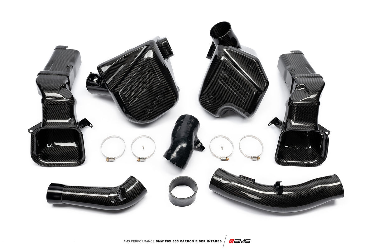 AMS Performance F8X S55 Carbon Fiber Intakes