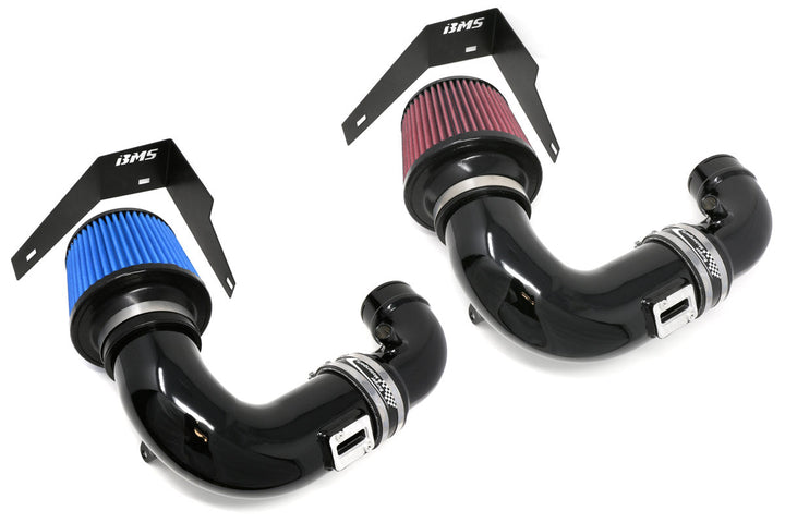 BMS Elite F-Chassis B58 intake with turbo inlet - blue and red filters
