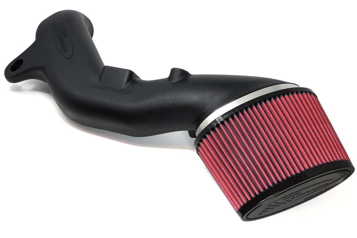 Burger Motorsports V2 N55 performance intake with red filter for BMW F30 / F32 / F22 / F87
