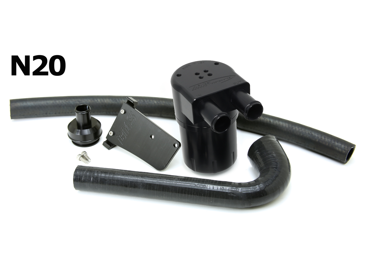 BMS billet oil catch can kit for BMW N20/N26