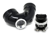 BMS Elite S55 aluminum J-pipe with Turbosmart Raceport BOV installed
