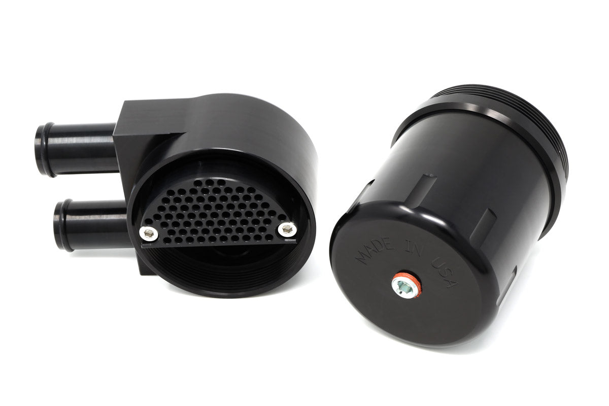 BMS oil catch can internal double baffle detail