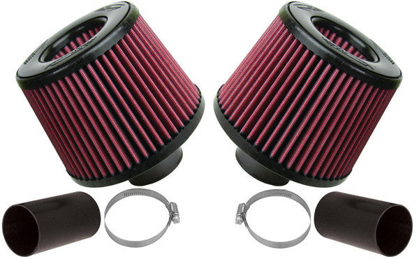 BMS Dual Cone Performance Intake for BMW N54 with twin inverted cone filters