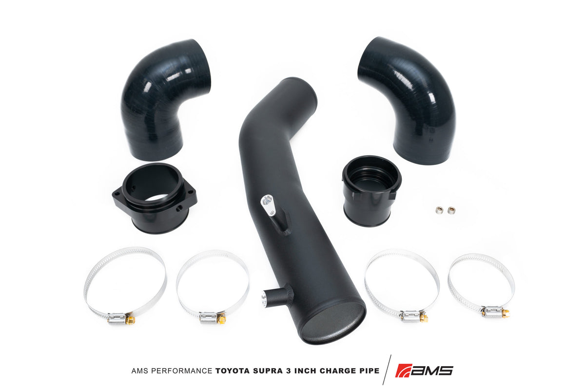 AMS Performance Toyota GR Supra 3 inch Aluminum Charge Pipe