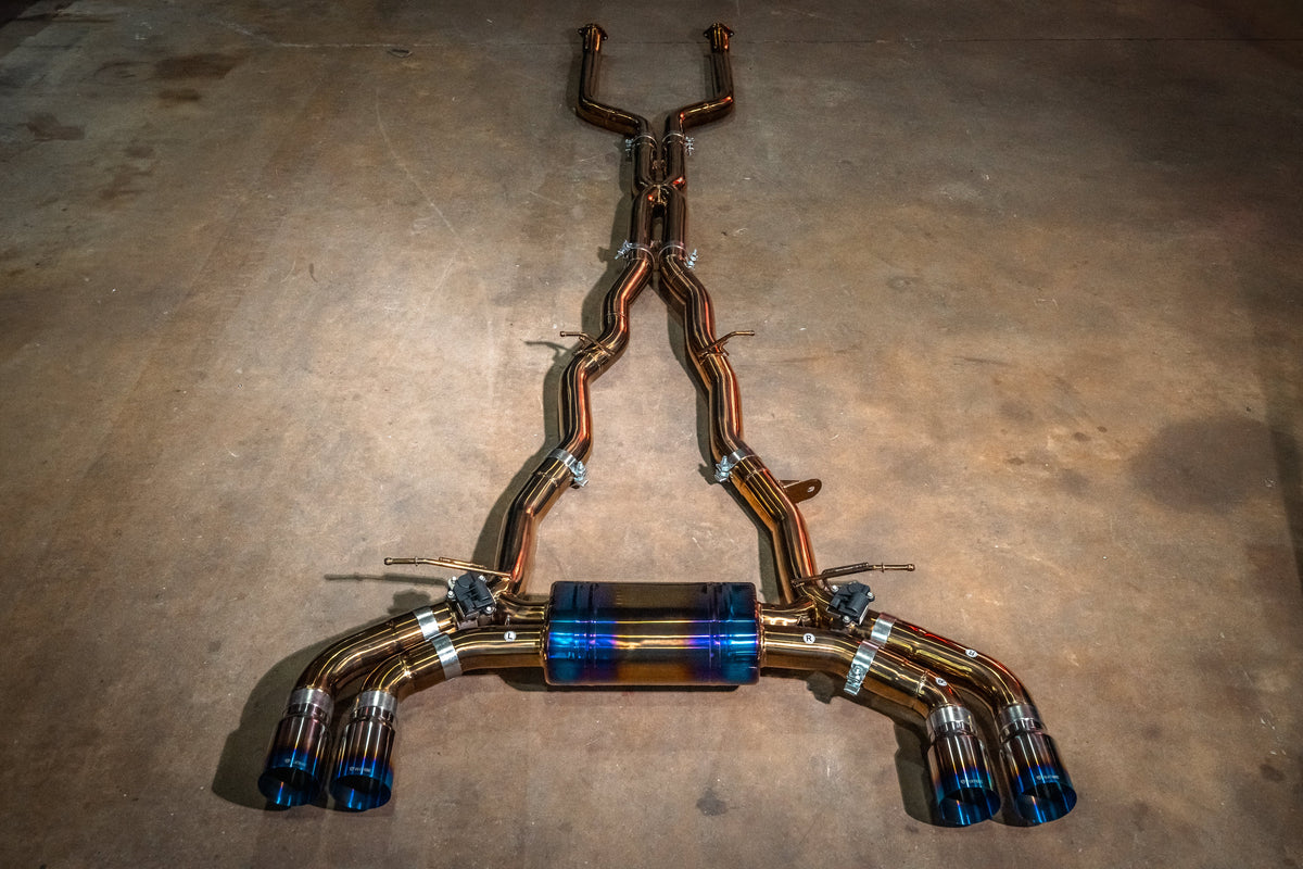 Valvetronic Designs valved sport exhaust BMW G90 M5