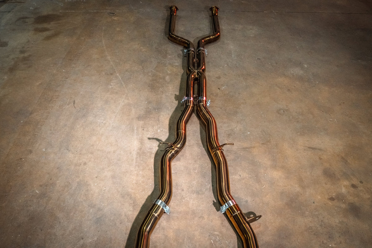 Valvetronic Designs valved sport exhaust BMW G90 M5