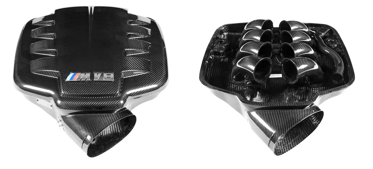 Eventuri E92 M3 carbon plenum installed