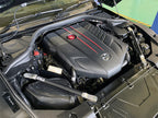 HKS Carbon Brace front braces GR Supra B58 engine bay