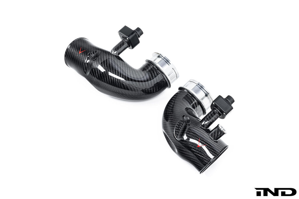 Eventuri G90 M5 gloss turbo inlets angle