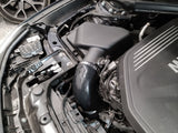 BMS silicone intake tube installed on an F30 BMW 340i B58