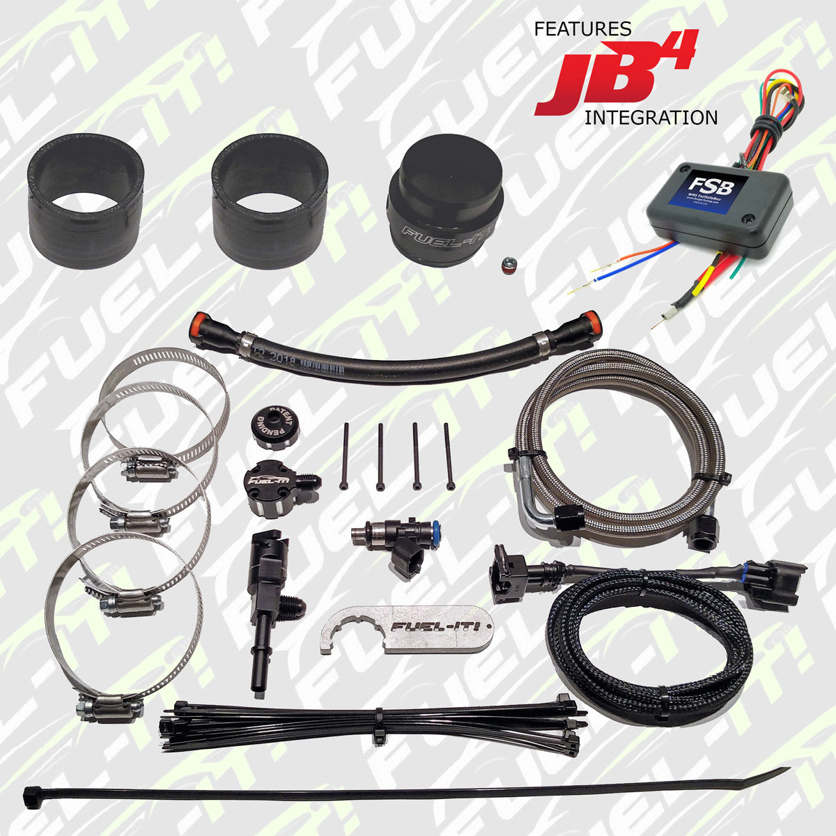Fuel-It B58 CPI kit with charge pipe coupler and JB4 FSB controller