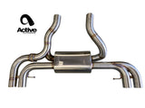 Active Autowerke valved rear axle-back exhaust for BMW M340i M440i G2X