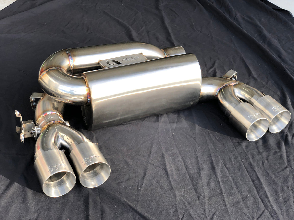 Active Autowerke F8X Signature exhaust installed on BMW M4