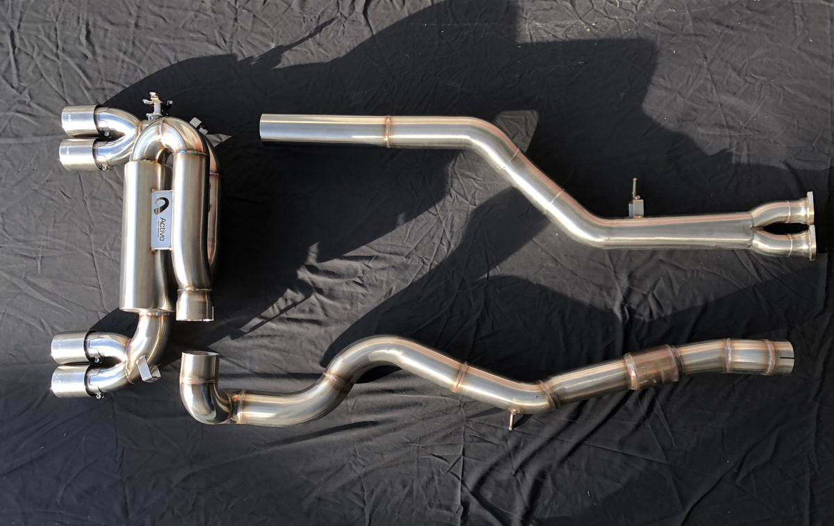 Active Autowerke F8X Signature exhaust system components