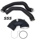 BMS aluminum S55 hot-side charge pipes and J-pipe for BMW M2 Competition, M3 and M4