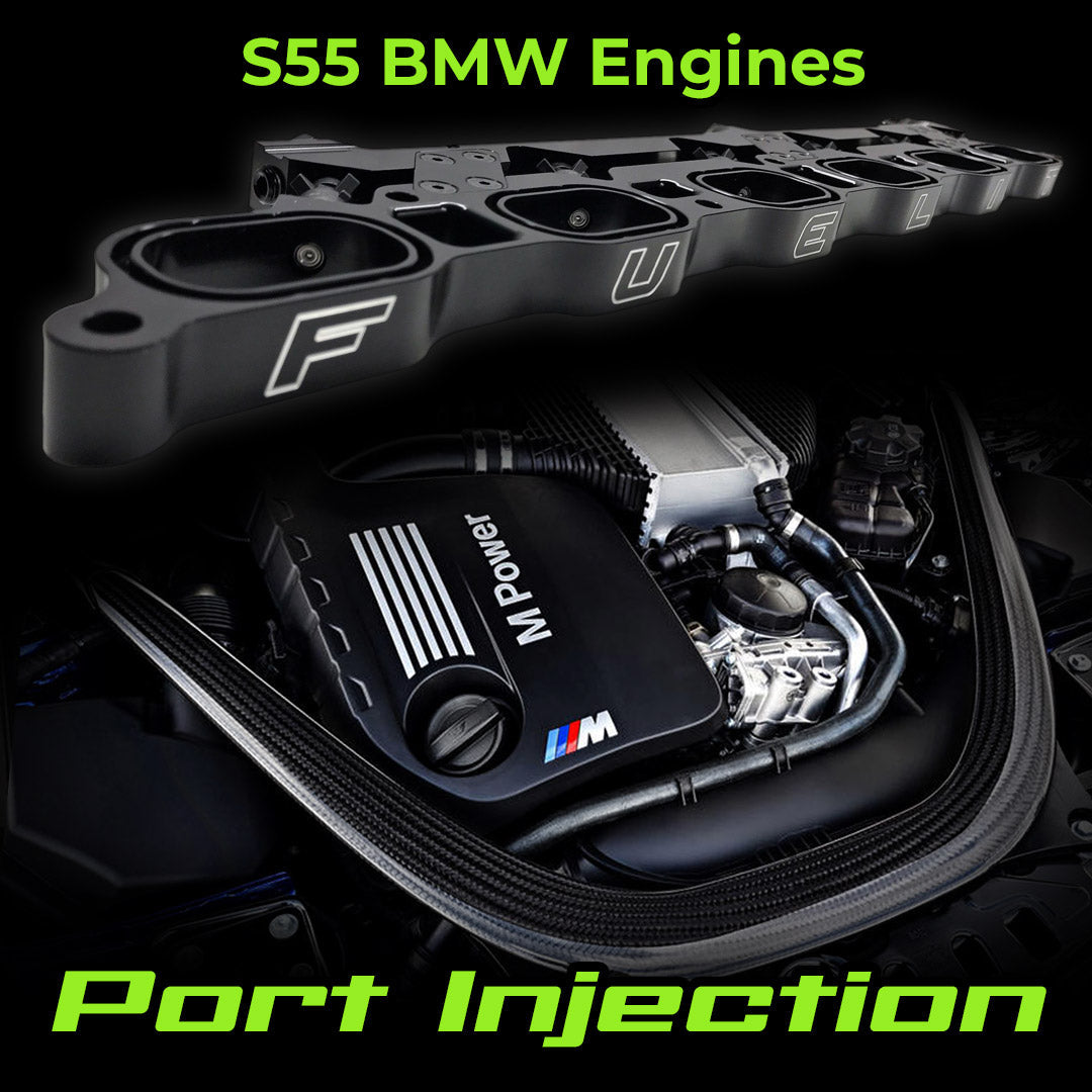 Fuel-It! port injection manifold spacer kit for BMW S55 M2 Competition, M3 and M4