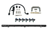 S58 port injection fuel rail kit shown with fuel injectors
